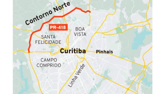 Novo Contorno Norte De Curitiba Ser Duplicado E Ter Trincheiras