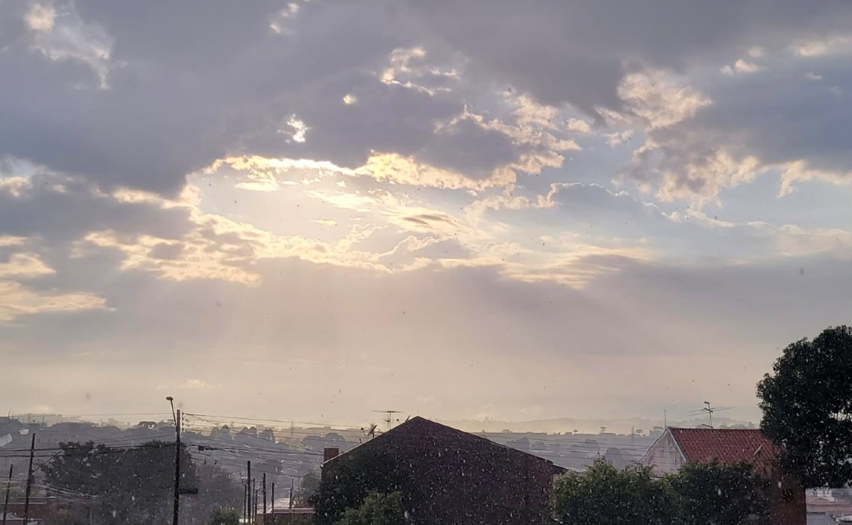 Previsão do tempo para Curitiba Alerta de tempestade e sol tímido