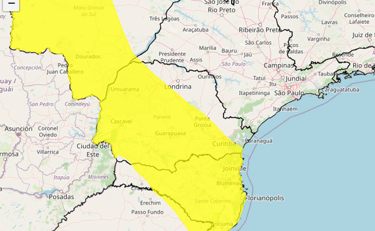 Curitiba Em Alerta Severo De Temporal Previs O Do Tempo