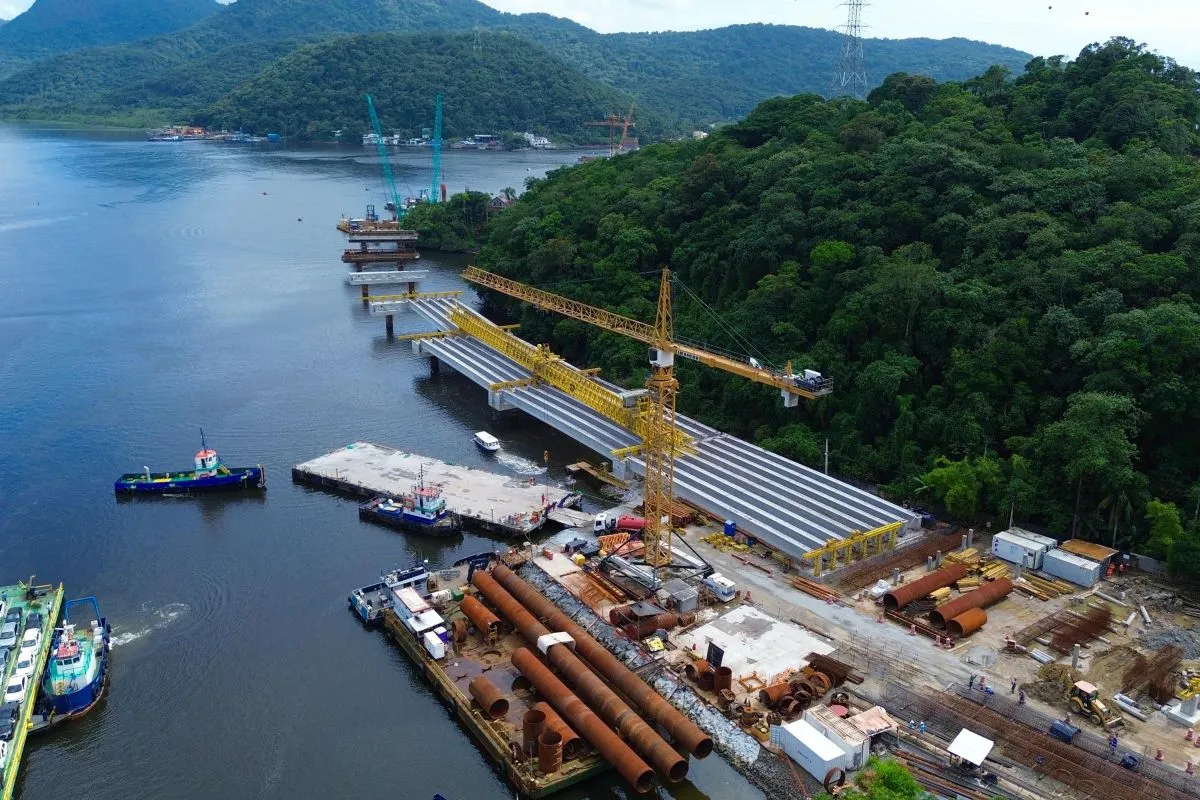 Ponte De Guaratuba Chega A Quase Da Obra Executada Fotos