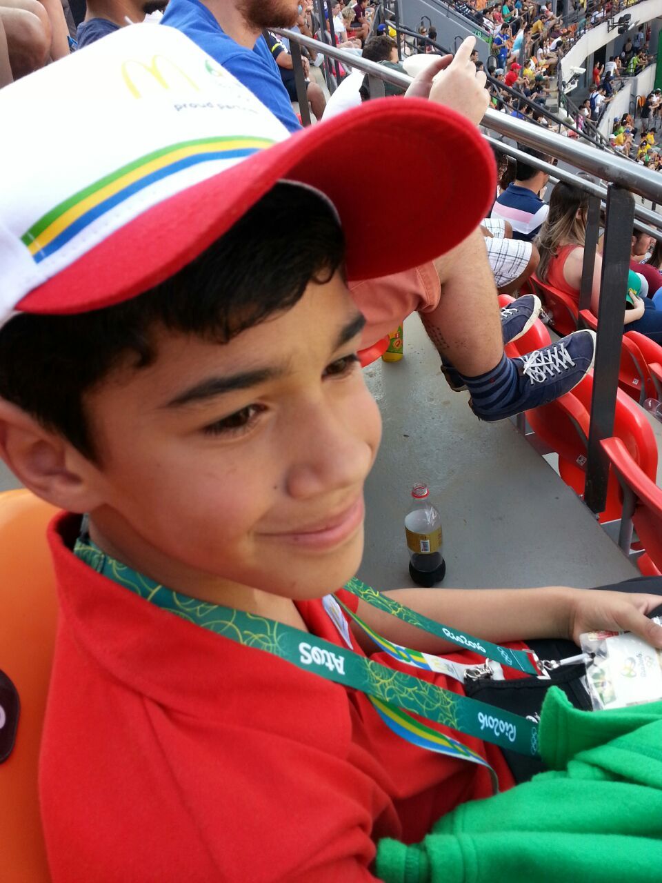 João Artur Lopes Furlan participou da abertura dos Jogos Olímpicos Rio 2016. Foto Divulgação