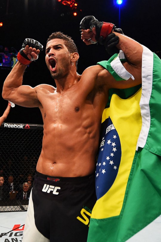 Léo Santos foi campeão de reality show do UFC. Foto: Getty Images/UFC.