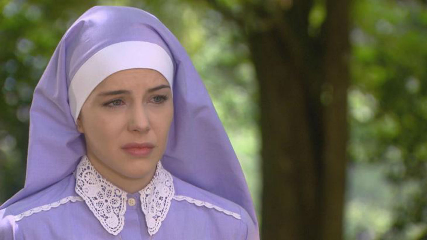 Em "Carinha de Anjo", Cecília conta para a Madre Superiora que não tem vocação para a vida religiosa.