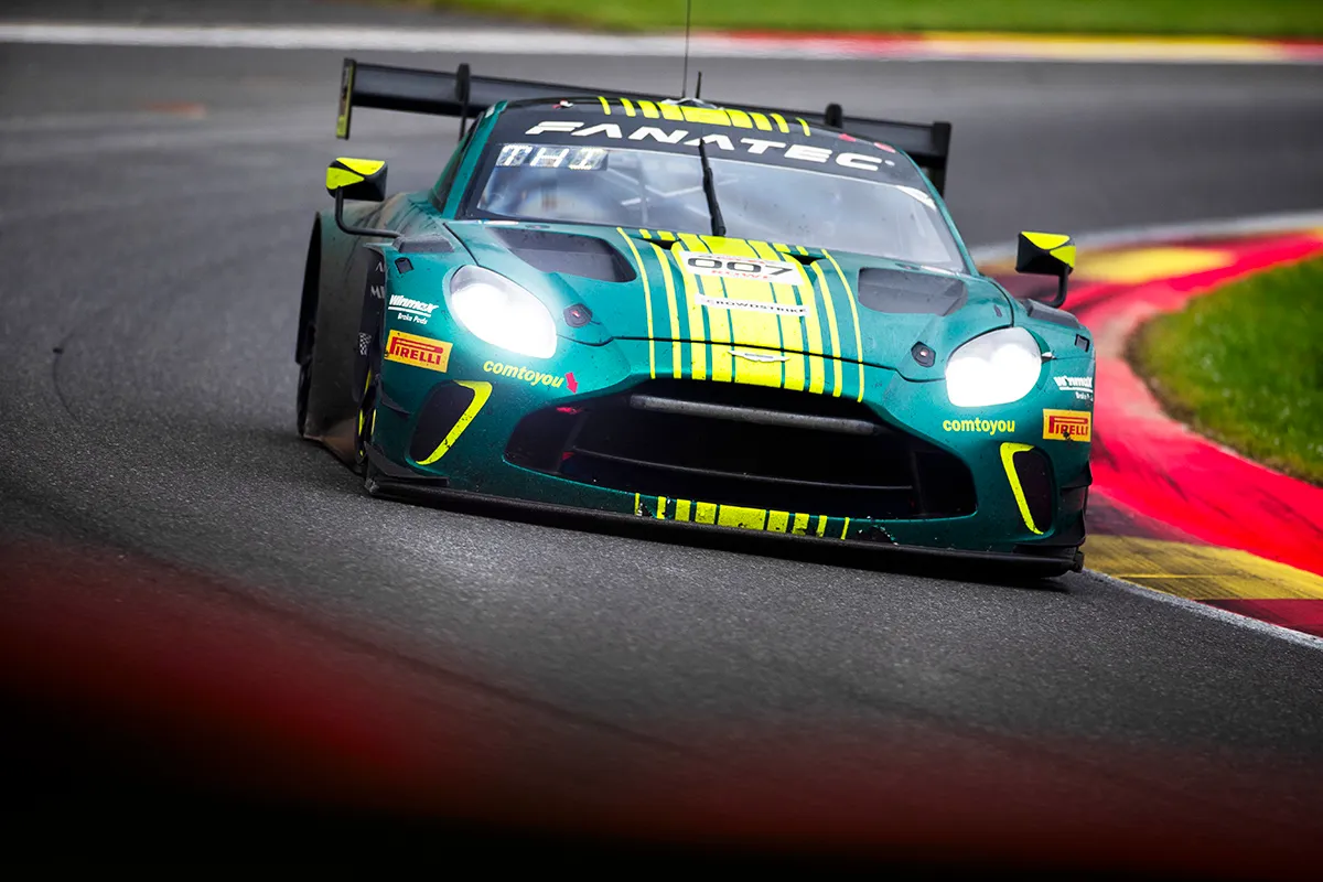 Aston Martin Vantage GT3 obtém vitória histórica em Spa-Francorchamps