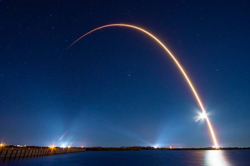 Satélites Starlink. Foto: Divulgação/SpaceX