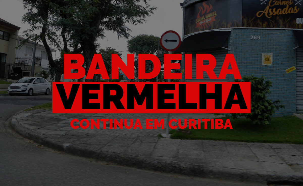 Lockdown em Curitiba deixa comércio não essencial fechado.