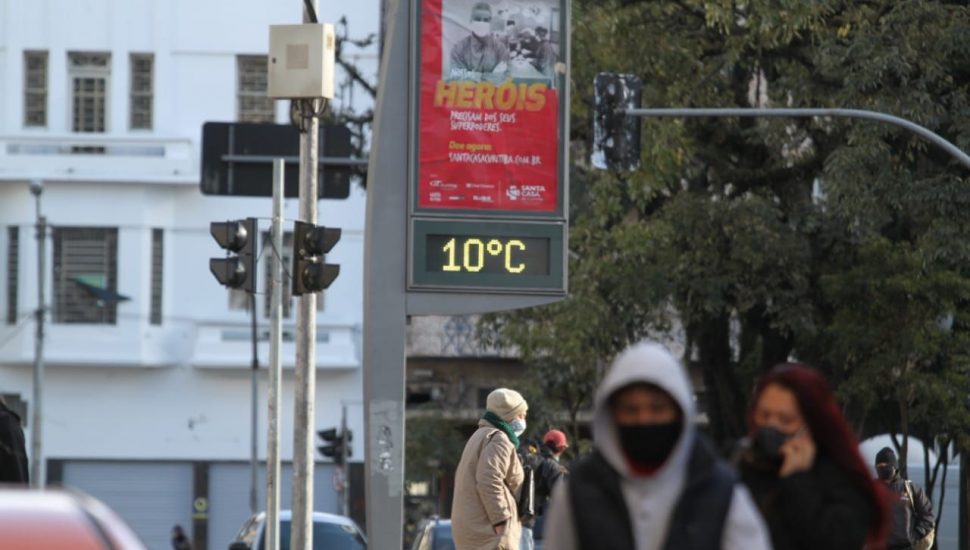 frio em Curitiba