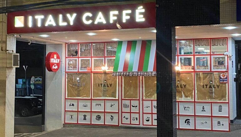 O Italy Caffè Champagnat abre na primeira semana de agosto, sem data exata ainda. 