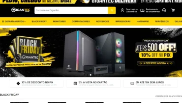 Gigantec faz Black Friday da tecnologia com até 50% de desconto!