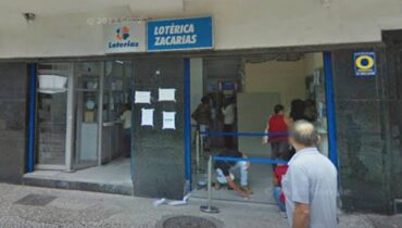 Lotérica Zacarias, no Centro de Curitiba, teve ganhadores pela Lotofácil. Foto: Reprodução/Google.