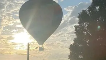 Passeio de balão na Grande Curitiba gera pânico e tem pouso forçado