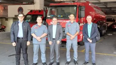 ABVE apresenta proposta de teste simulado de incêndio aos bombeiros