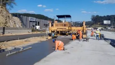 Obras em rodovia da Grande Curitiba avançam e duplicação chega a 88% de execução; fotos