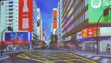 Curitiba pode ter ‘Times Square’ com telões e muitas luzes em rua importante do Centro