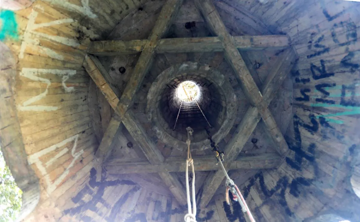 Imagem mostra detalhes de um mirante secreto no Parque Barigui, em Curitiba