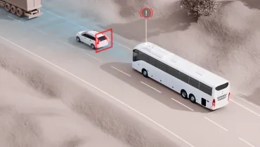 Volvo traz novidades para a Segurança Ativa de seus ônibus