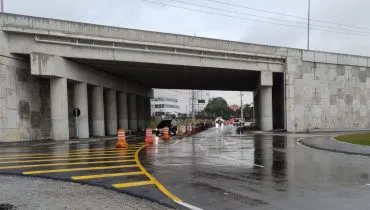 Novo viaduto na Grande Curitiba é liberado para o tráfego em passagem inferior