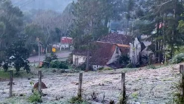 Com 1,4ºC, Curitiba amanhece com forte geada nesta terça-feira (13); Vem mais frio?