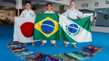 Prodígios do karatê: jovens atletas de Curitiba vão para mundial no Japão