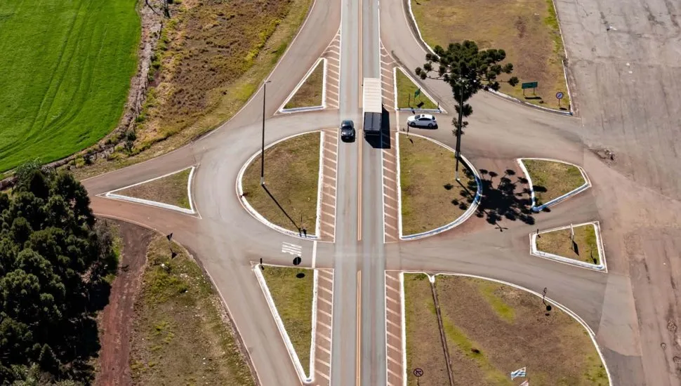 BR-277 entre Guarapuava e Cascavel.