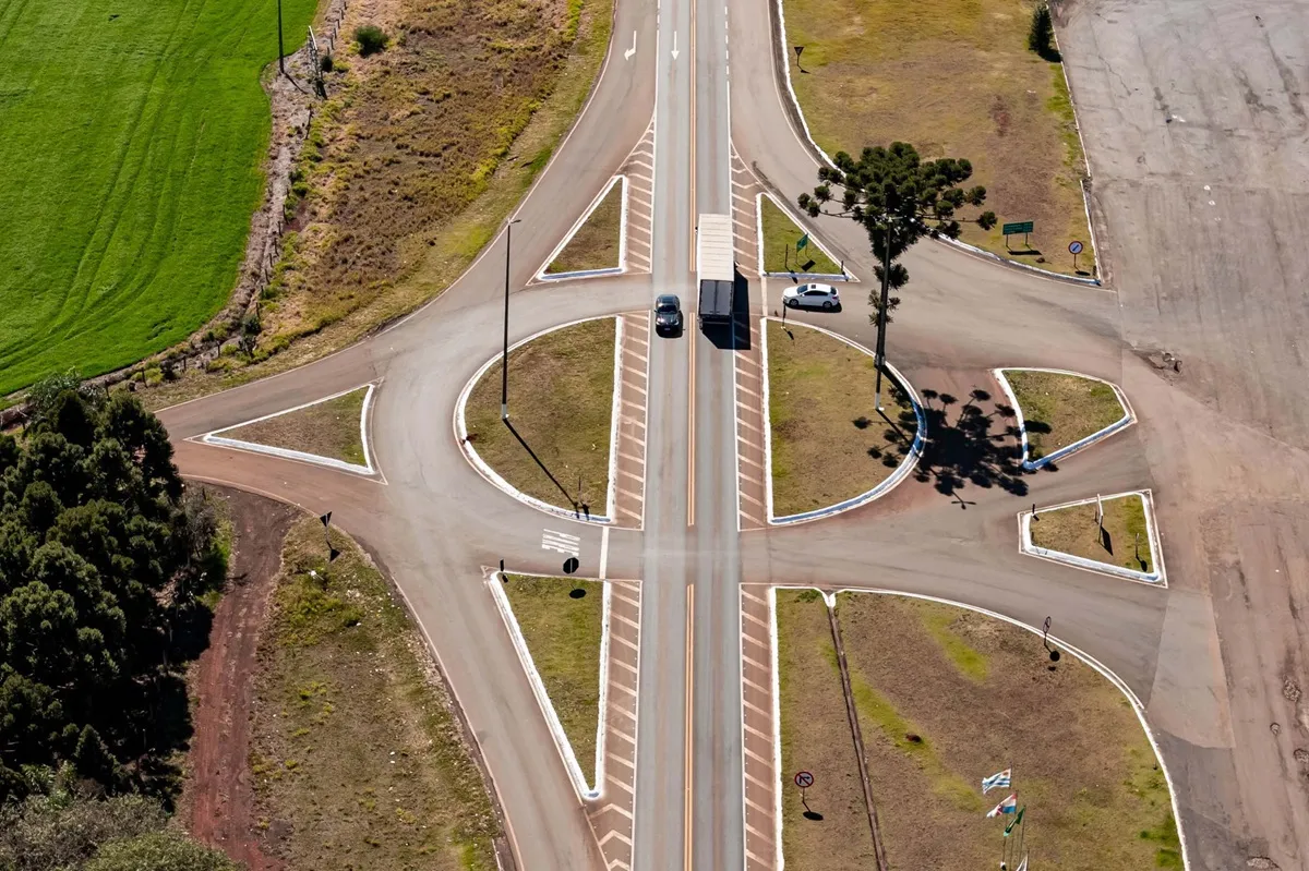 BR-277 entre Guarapuava e Cascavel.