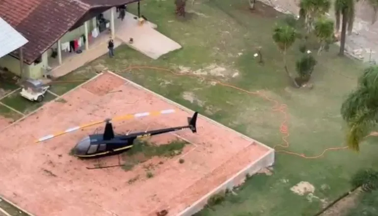 Quadrilha que usava helicóptero pro tráfico é alvo da Polícia em Curitiba; Vídeo!