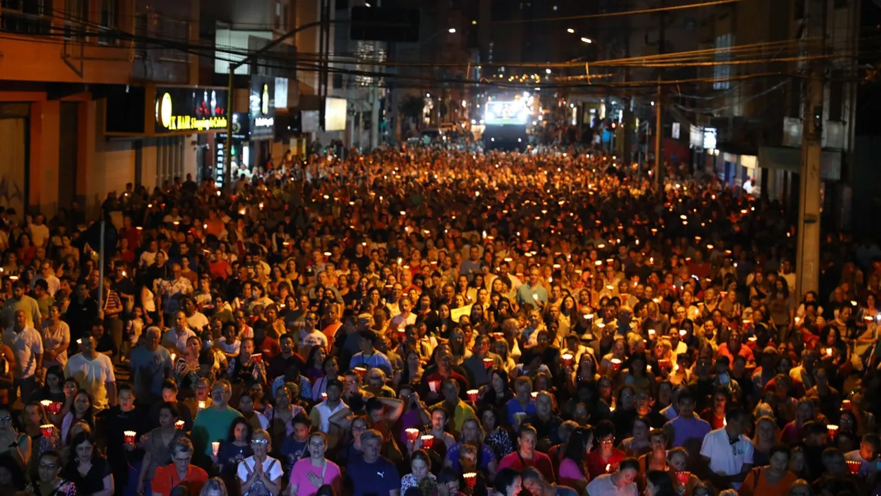 Festa de Jesus das Santas Chagas, em Curitiba.