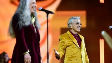 Caetano Veloso e Maria Bethânia, na Pedreira Paulo Leminski.