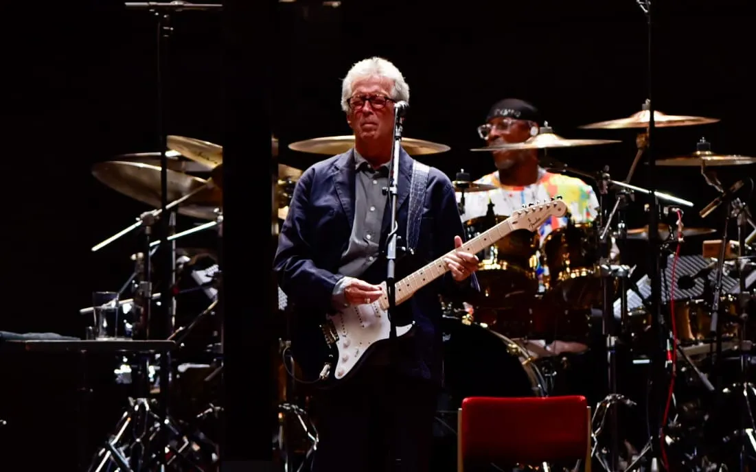 Eric Clapton em show em Curitiba.