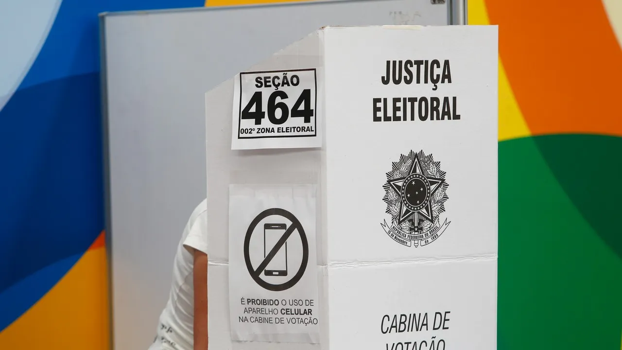 Cabine de votação.