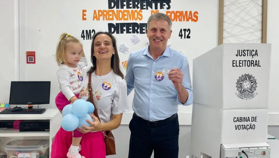 Luizão Goulart (Solidariedade) votou no Hugo Lange, em Curitiba.