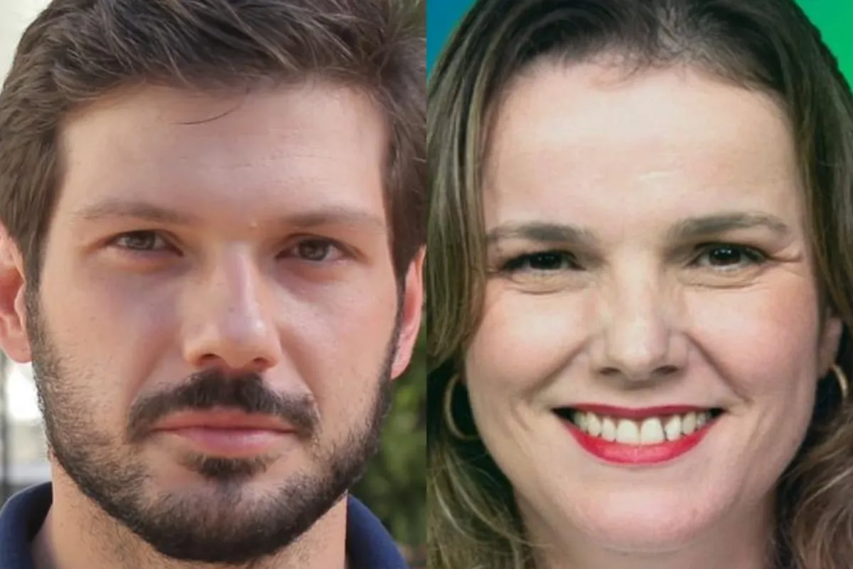 Na imagem, rostos de Tiago Amaral (PSD) e Professora Maria Tereza (PP).