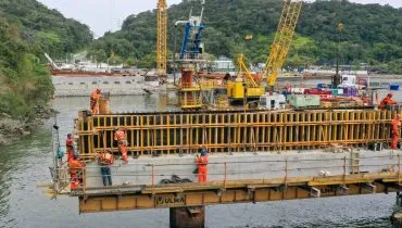 Obra de nova Ponte de Guaratuba chega a 22,6% de execução; Fotos!