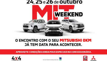 Mitsubishi Motors faz “MIT Weekend” de 24 a 26 de outubro