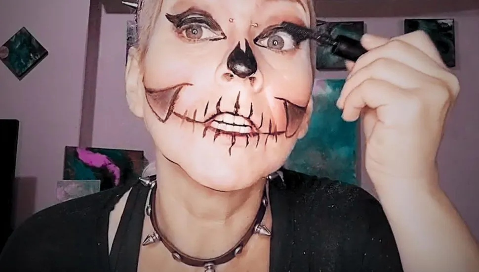 Tutorial de maquiagem para o Halloween.