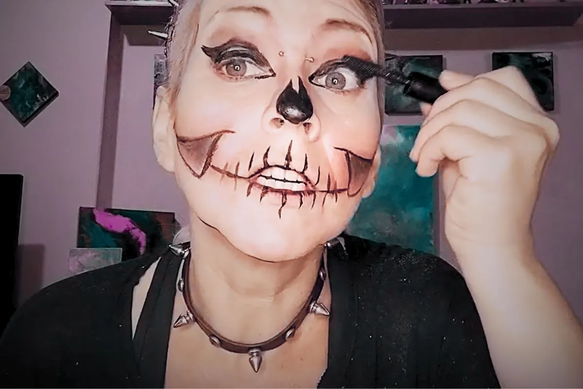 Tutorial de maquiagem para o Halloween.