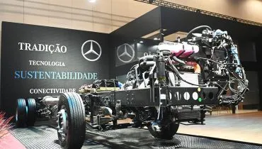 M-Benz OF 1621 foi destaque no Evento Fretamento 2024