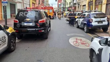 Tiroteio no Centro de Curitiba deixa três feridos