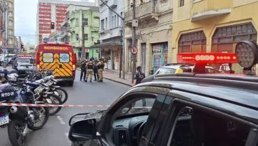 Tiroteio no Centro de Curitiba: Homem é preso suspeito de ser autor dos disparos