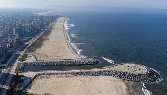 Revitalização da orla de Matinhos está perto do fim? Obras continuam