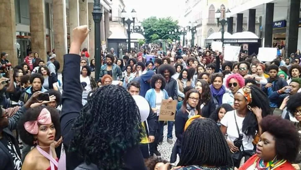 Marcha do Cabelo Crespo de 2016.