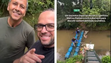 Ator Marcos Palmeira coloca a mão na massa com o projeto Ecobarreira, na Grande Curitiba