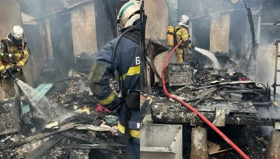 Incêndio provoca morte de cadeirante e destrói casa na Grande Curitiba