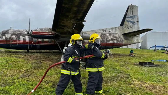 Resgate aéreo mobiliza 200 profissionais no Aeroporto Afonso Pena