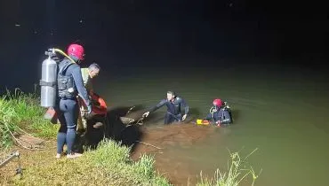 Após carro cair em represa no Paraná, menina caminha 3 km pra pedir socorro