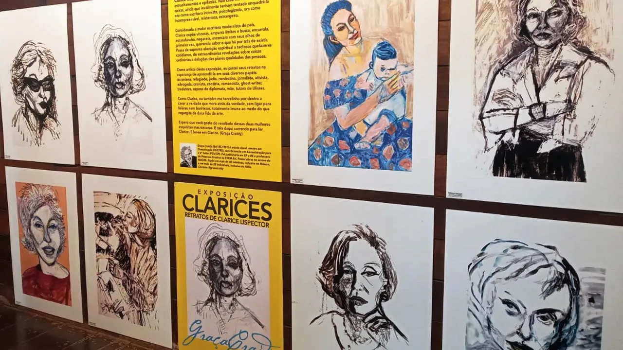 Exposição da Clarice Lispector em Curitiba.