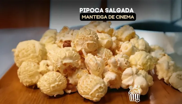 A pipoca salgada de manteiga de cinema revisita os momentos clássicos e divertidos experimentados nas grandes telonas