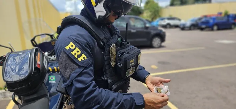 Motorista faz manobra perigosa na BR-376 e é flagrado sob efeito de maconha