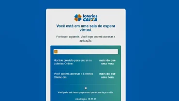 Mega da Virada gera fila virtual gigante no site das Loterias Caixa