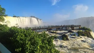 Cataratas do Iguaçu, no Parque Nacional do Iguaçu.